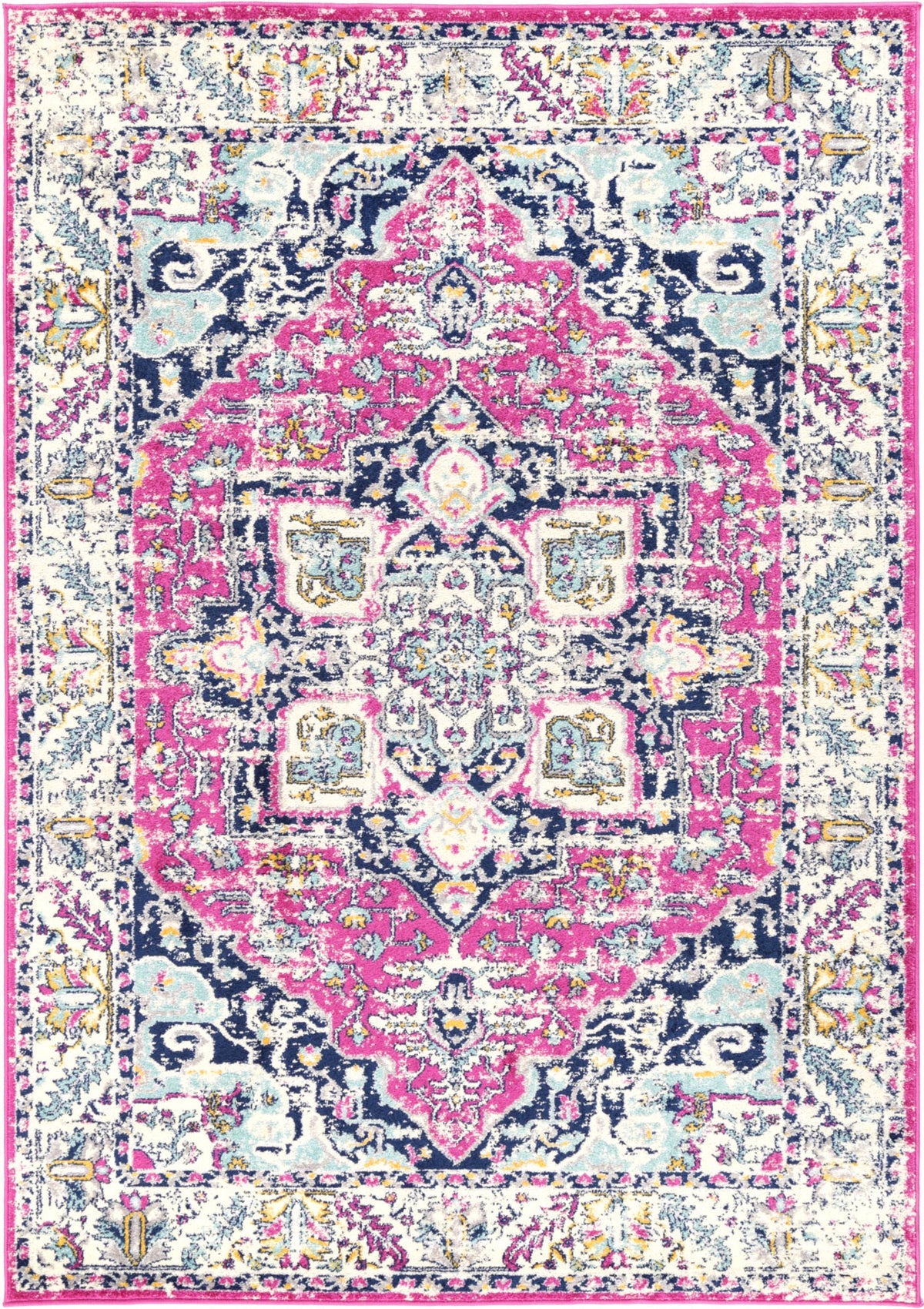 Sicily Carleone Pink & Blue Transitional Rug - 08 – view 2