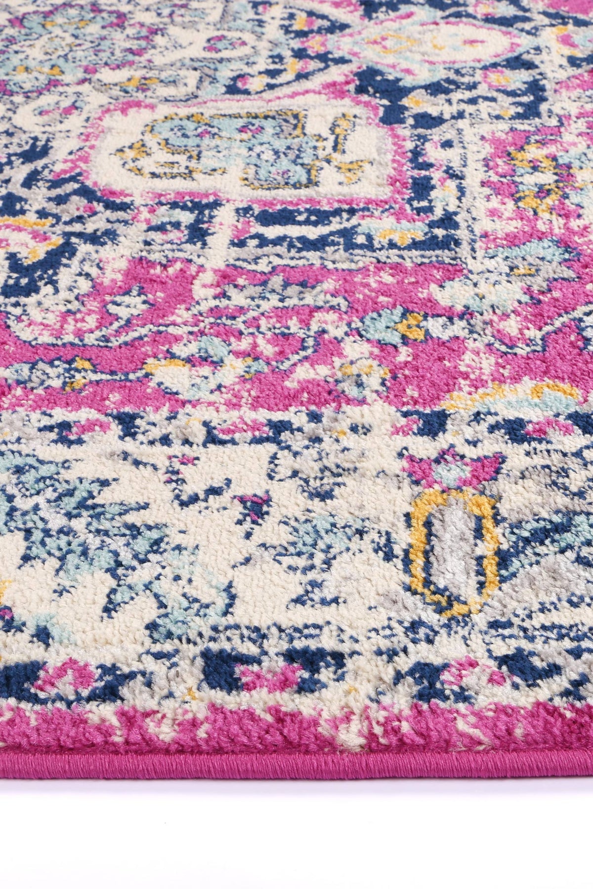 Sicily Carleone Pink & Blue Transitional Rug - 08 – view 3