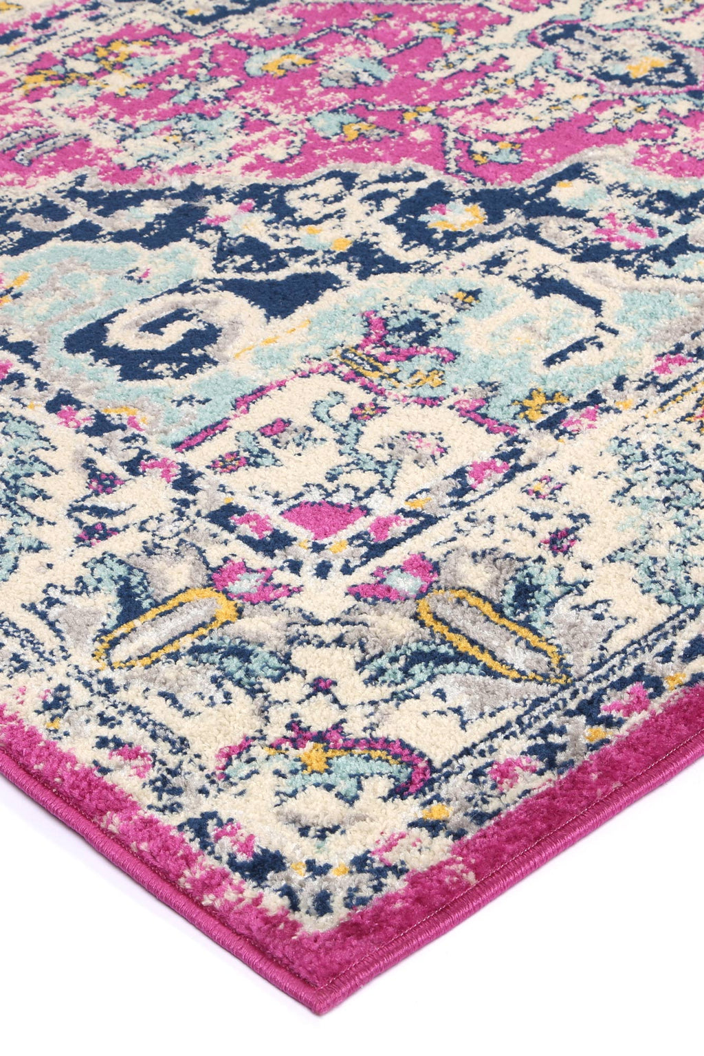Sicily Carleone Pink & Blue Transitional Rug - 08 – view 4