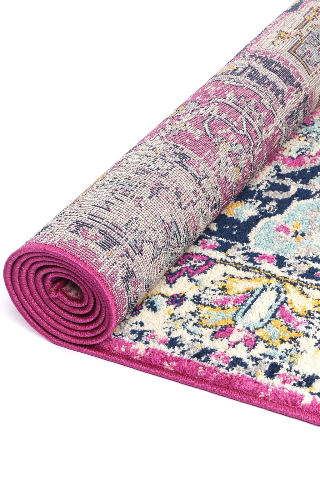 Sicily Carleone Pink & Blue Transitional Rug - 08 – view 5