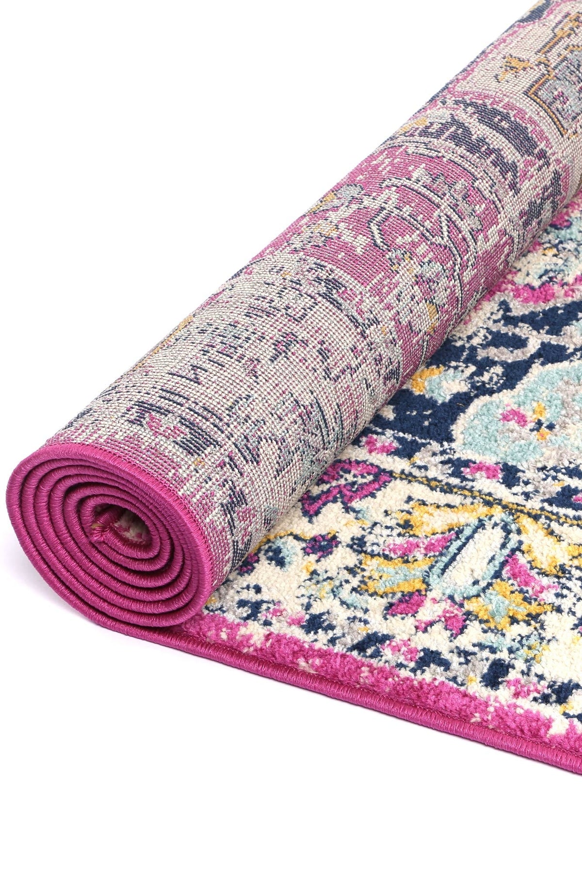 Sicily Carleone Pink & Blue Transitional Rug - 08 – view 5
