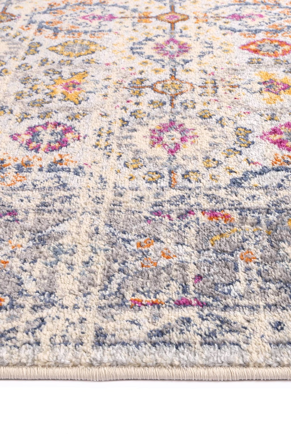 Sicily Ferla Grey & Multi Transitional Rug - 13 – view 3