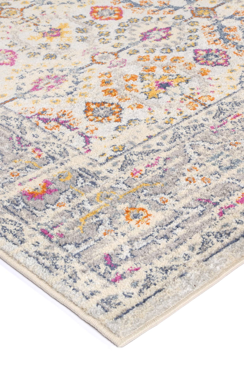 Sicily Ferla Grey & Multi Transitional Rug - 13 – view 4