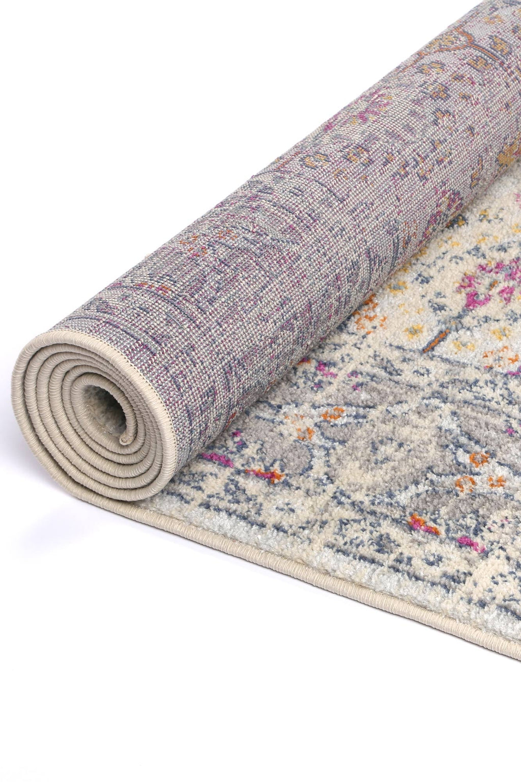 Sicily Ferla Grey & Multi Transitional Rug - 13 – view 5