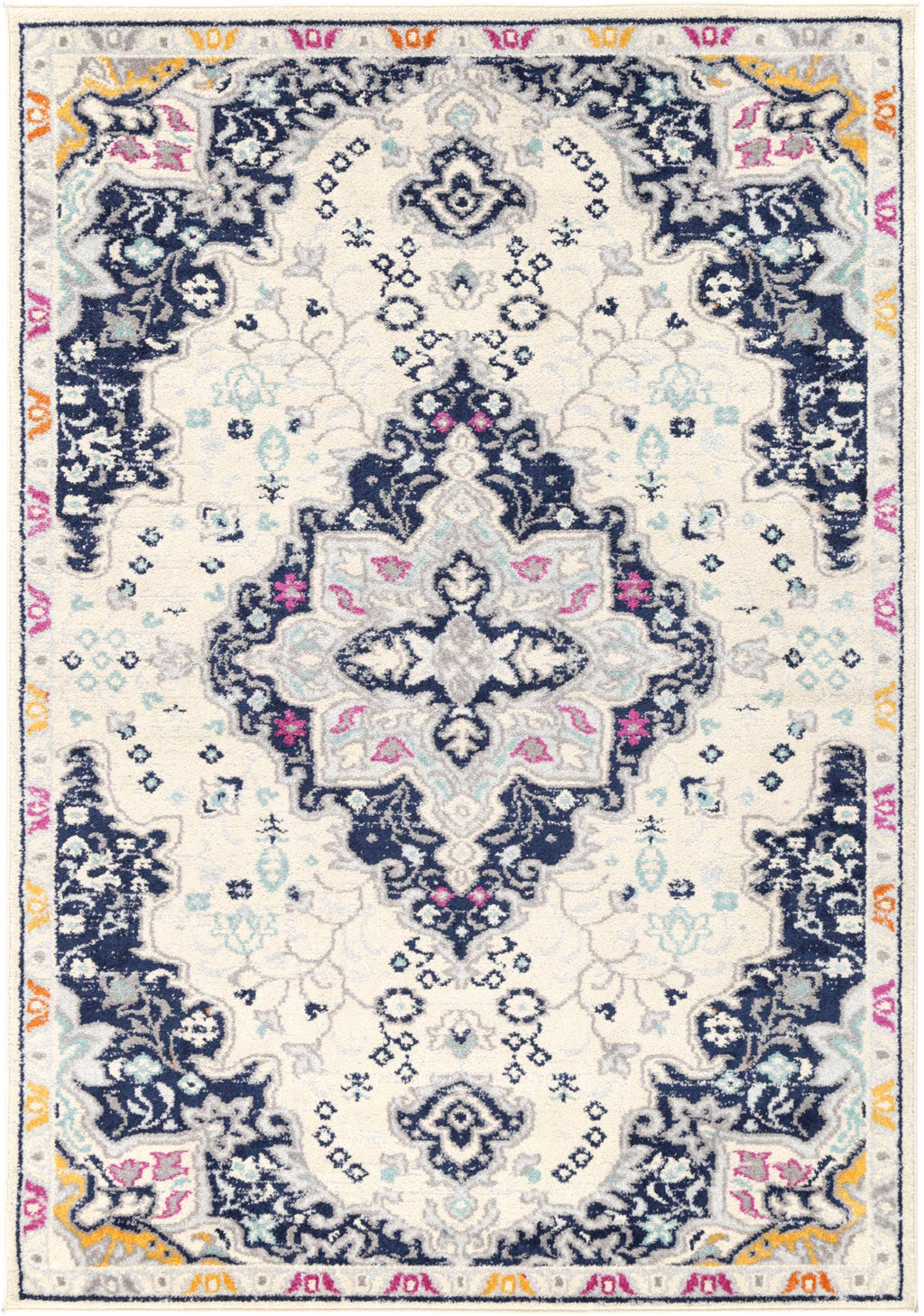 Sicily Acate Ivory & Multi Transitional Rug - 15 – view 2