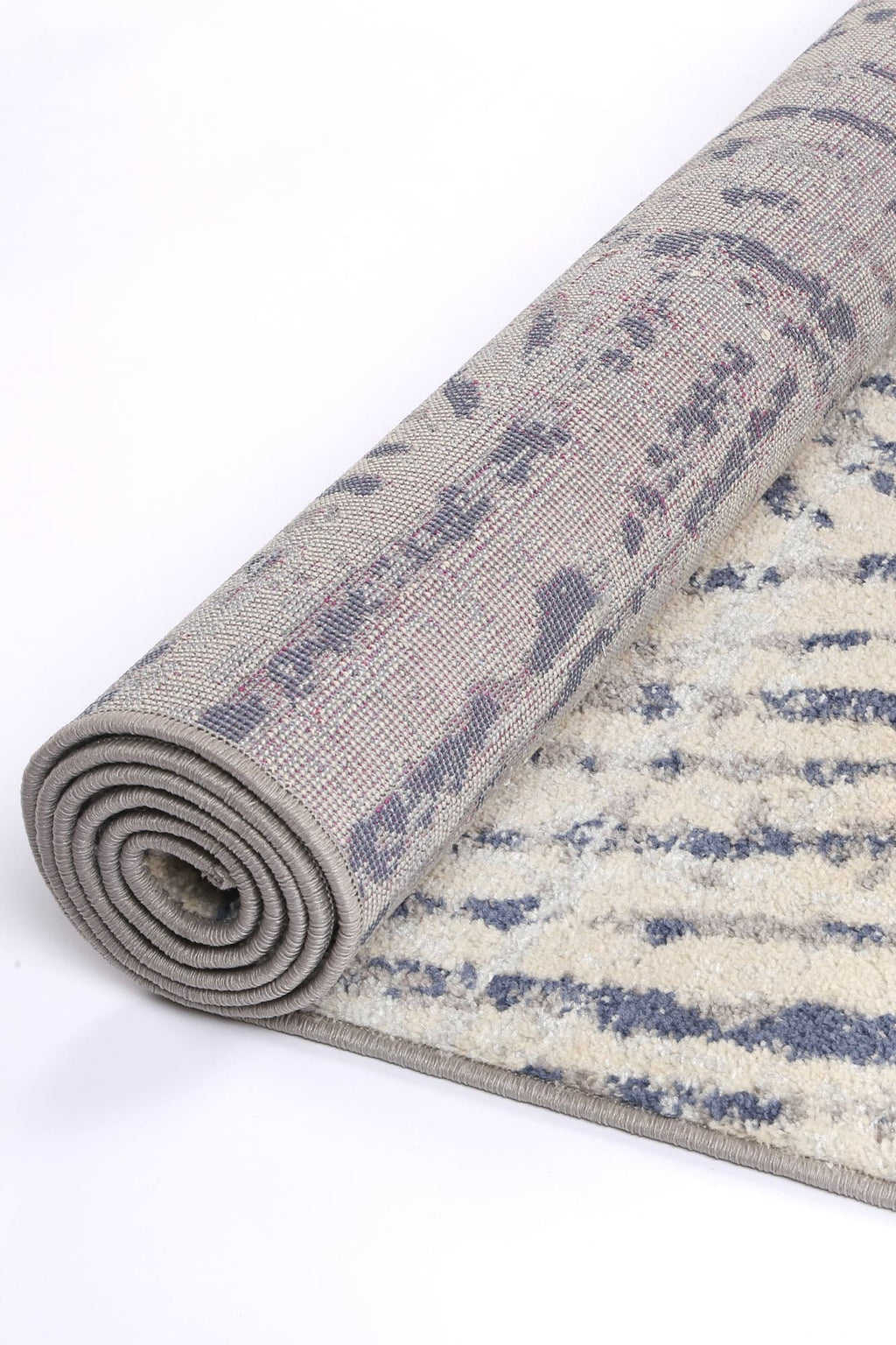 Sicily Ferraro Ivory & Blue Geometric Rug - 16 – view 5