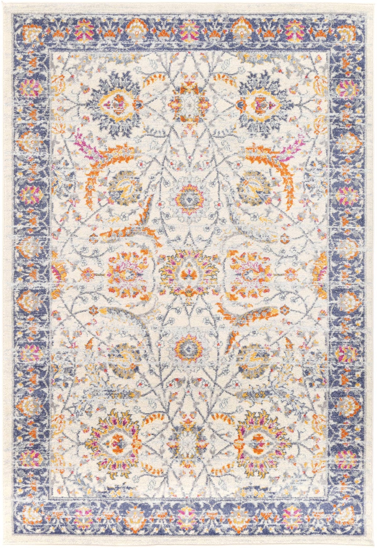 Sicily Mortilli Blue & Yellow Transitional Rug - 18 – view 2