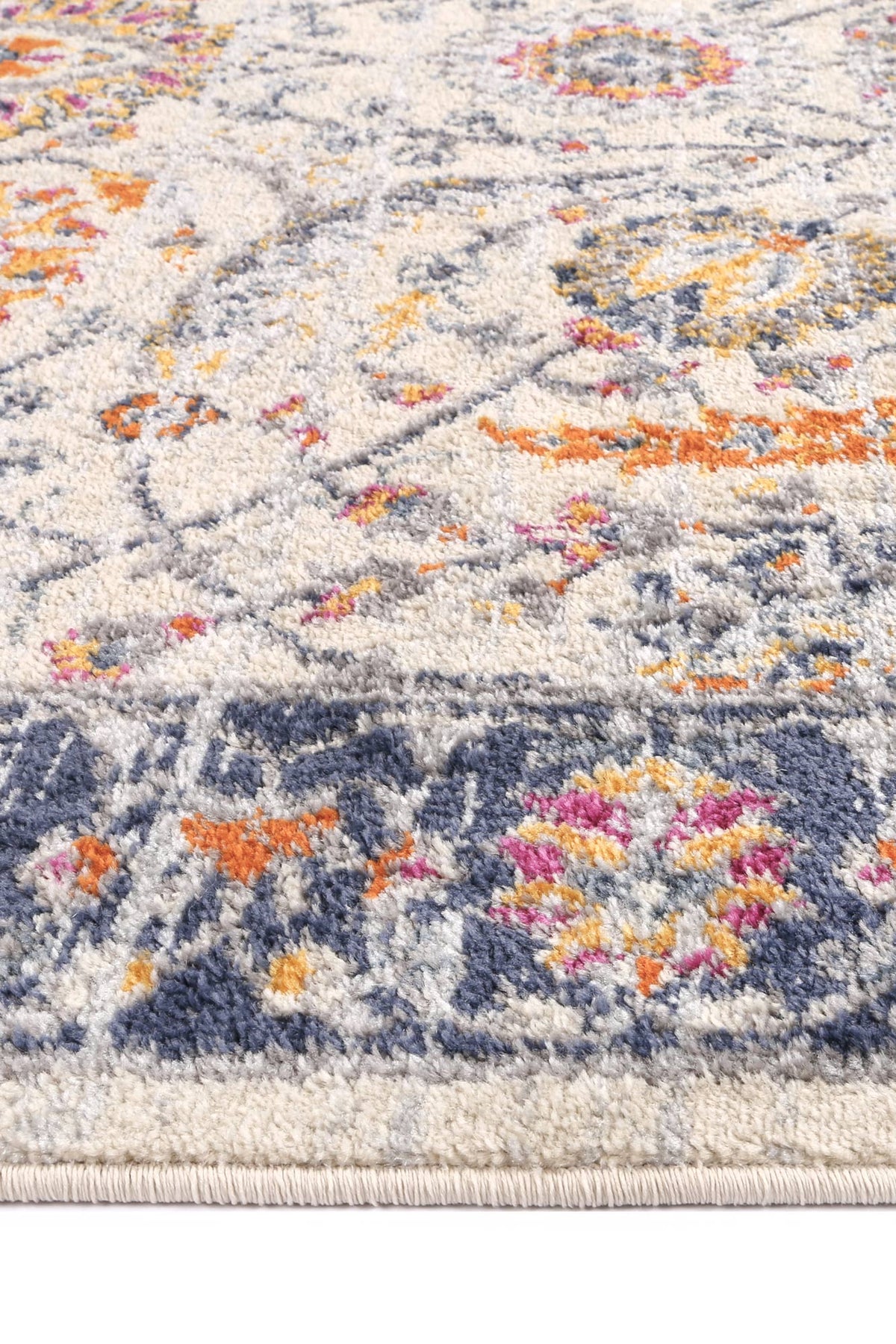Sicily Mortilli Blue & Yellow Transitional Rug - 18 – view 3
