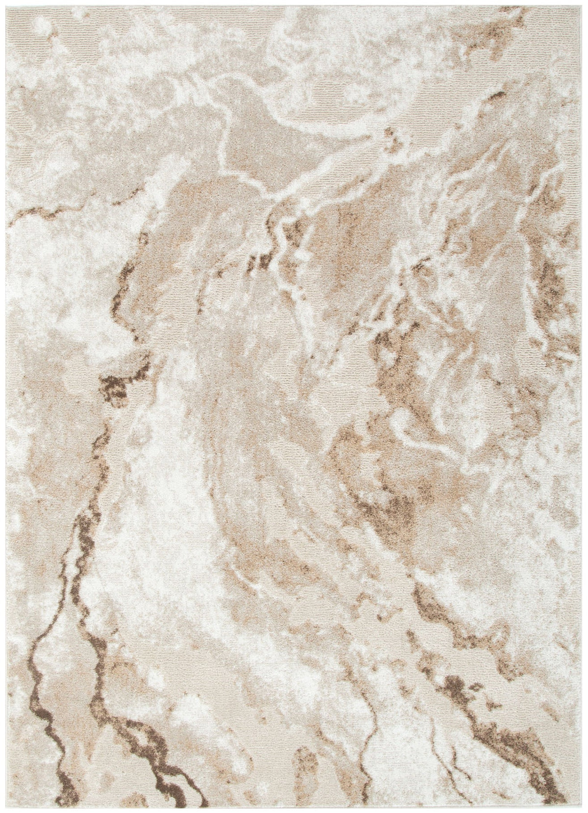 Halo SKY64 Beige Marble Abstract Rug – view 2
