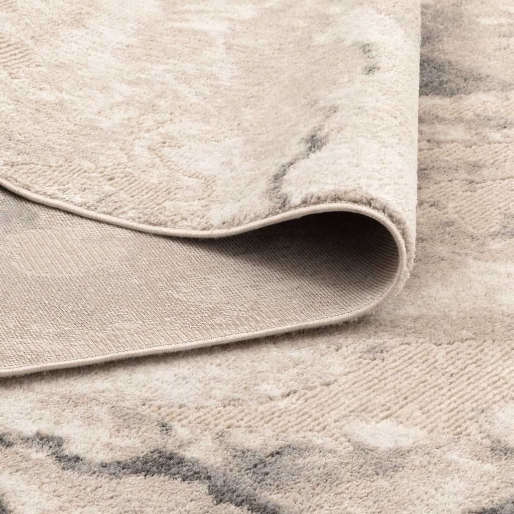 Halo SKY68 Grey Marble Abstract Rug - detail 3  