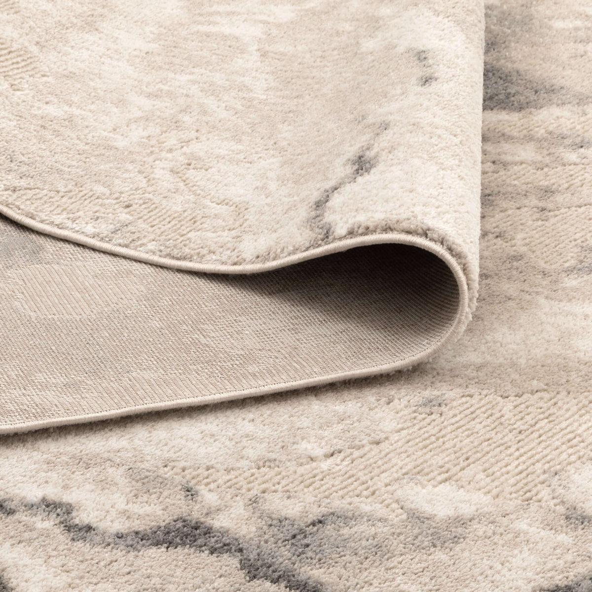 Halo SKY68 Grey Marble Abstract Rug - detail 3  
