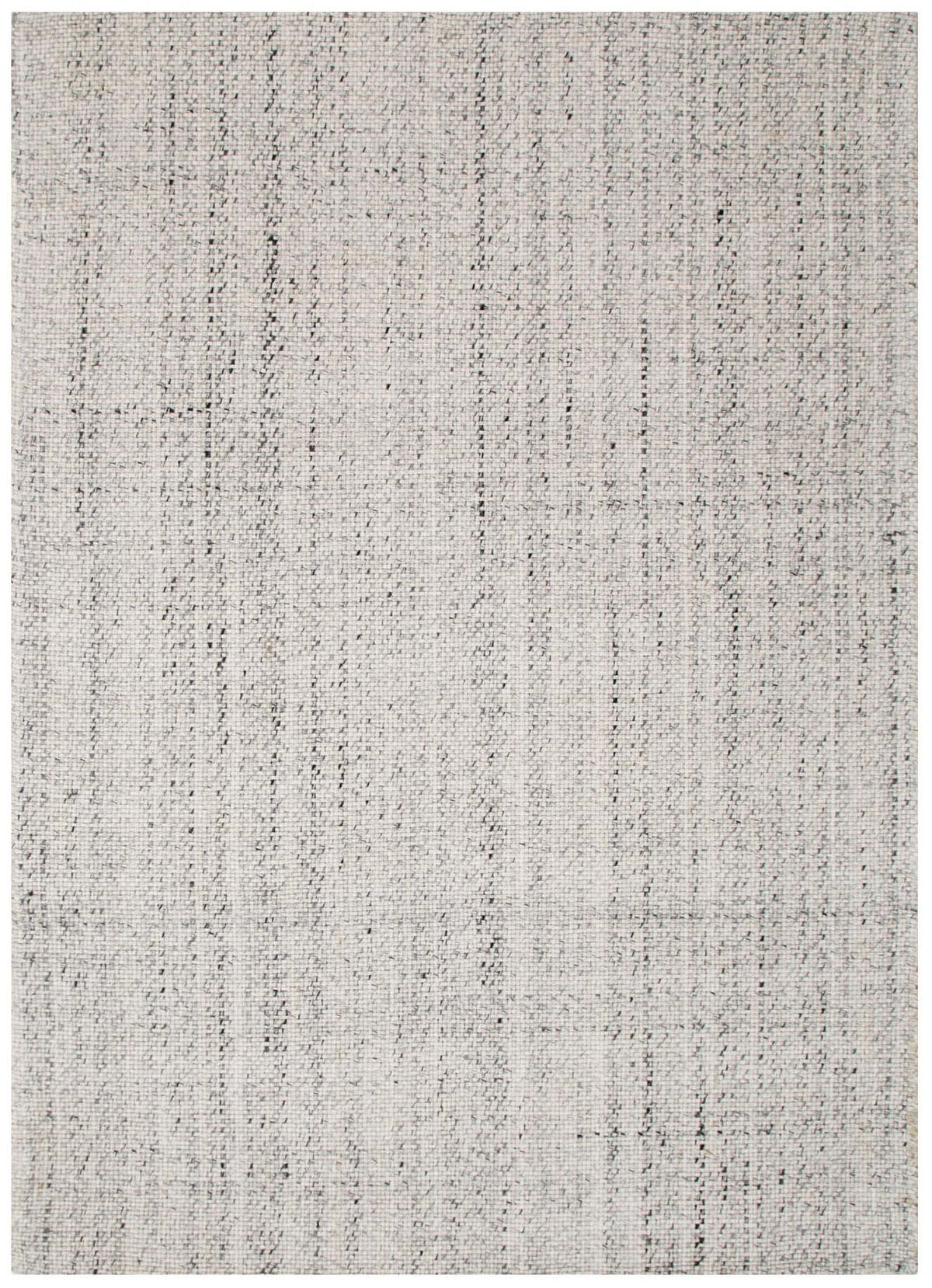 Salar Gunj Smoke Handcrafted Wool Rug - full rug view