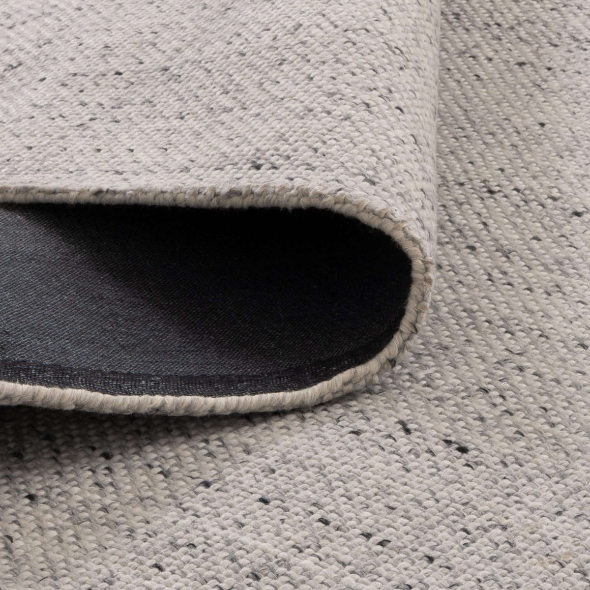 Salar Gunj Smoke Handcrafted Wool Rug - detail 3