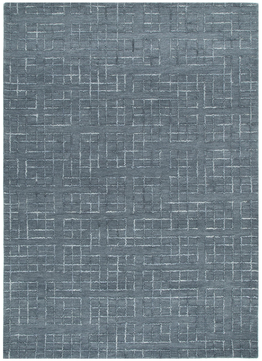 Abasco Steel Blue Hand Tufted Wool Rug – view 2