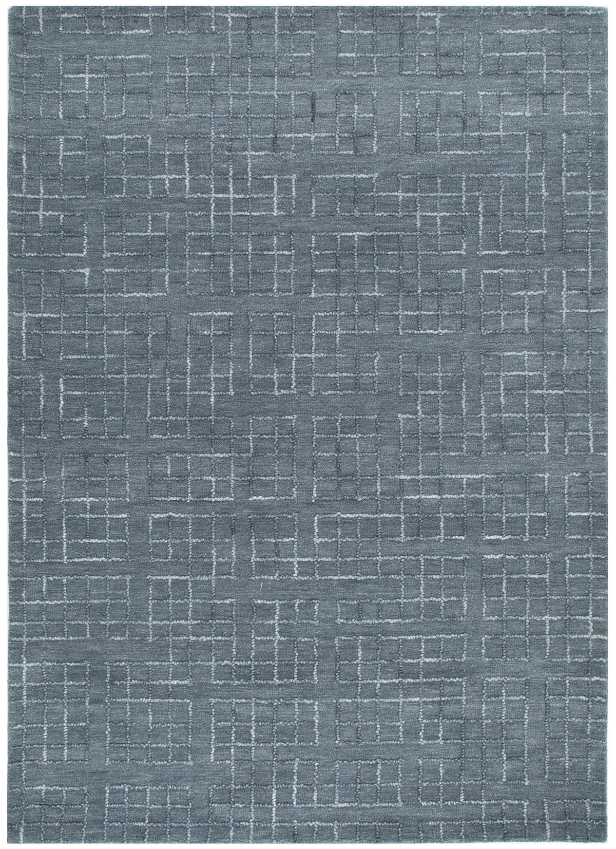 Abasco Steel Blue Hand Tufted Wool Rug – view 2
