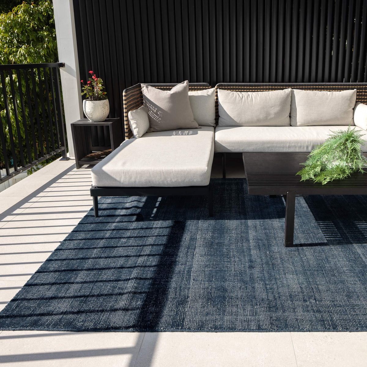 Harbour Steel Indoor Outdoor Rug – view 6