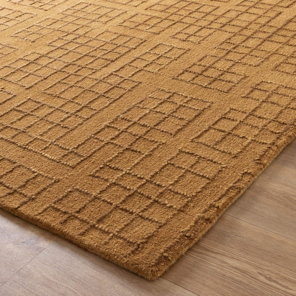 Abasco Sudan Brown Knitted Wool Rug detail