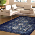 Sahara 100 Navy Turkish Rug lifestyle view