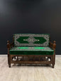 Sedir Double Chair- Green Palace MajlisBazaar G Rugs N Gifts-Sedir Double Chair- Green Palace MajlisSedir Double Chair Majlis Floor Cushions: a Turkish masterpiece of comfort and style. Crafted from solid wood and adorned with 100% cotton cushions filled