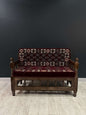 Sedir Double Chair- Maroon Diamond MajlisBazaar G Rugs N Gifts-Sedir Double Chair- Maroon Diamond MajlisSedir Double Chair Majlis Floor Cushions: a Turkish masterpiece of comfort and style. Crafted from solid wood and adorned with 100% cotton cushions fil
