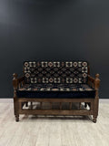 Sedir Double Chair- Navy Diamond Majlis