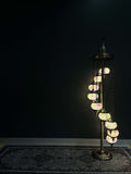 Turkish Mosaic Floor Lamps 9pc- Soft Rainbow