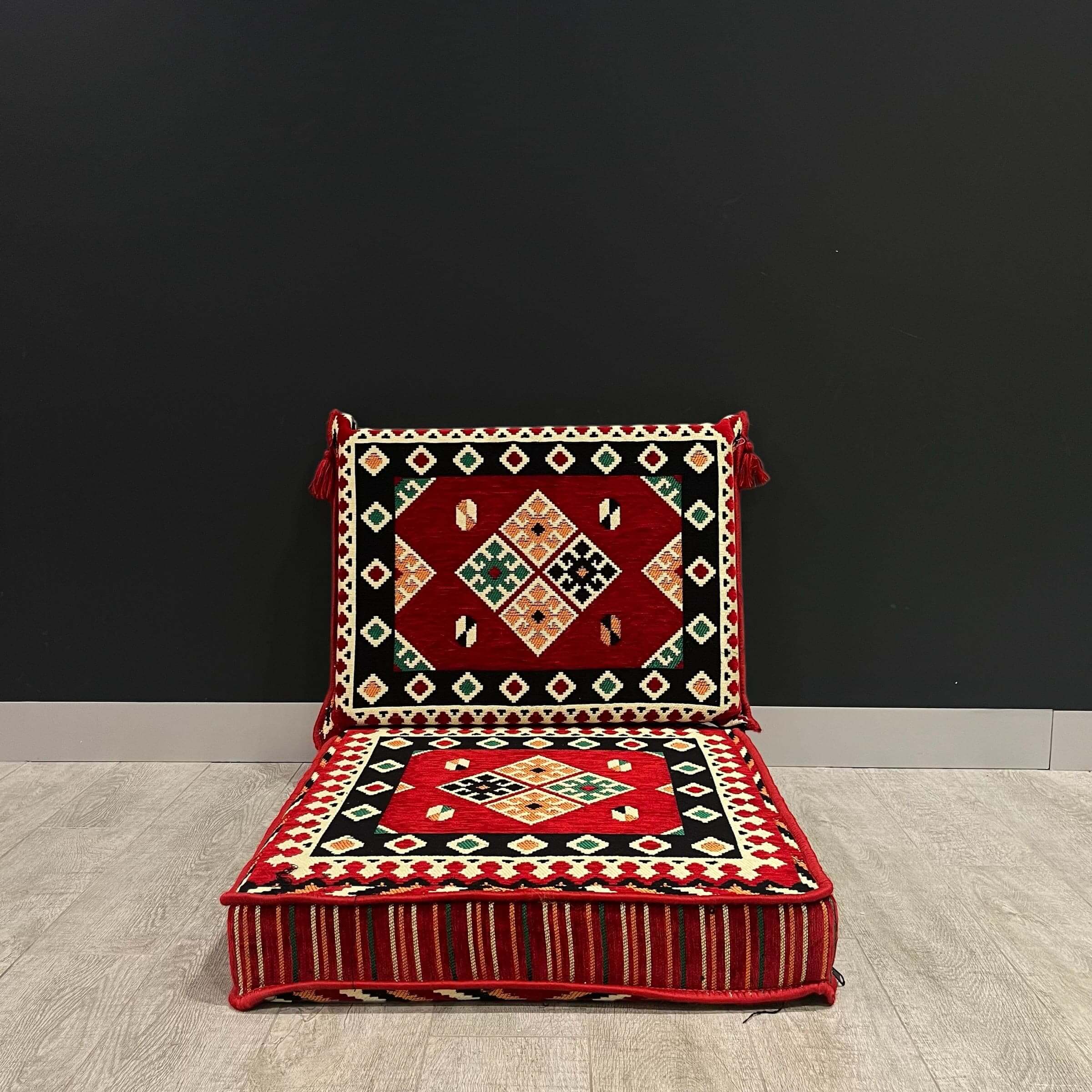 Single Floor Cushions & Majlis Red Square