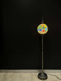 Single Long Mosaic Floor Lamp Rainbow Star