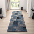 Slate 766 Blue Hallway Runner lifestyle view