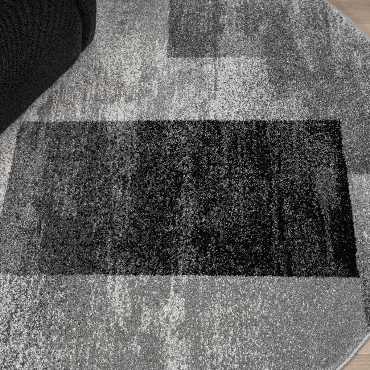 Slate 766 Grey Round Rug