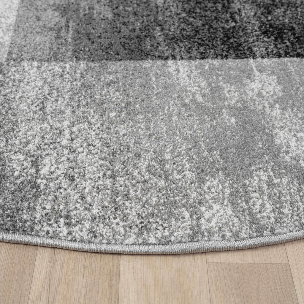 Slate 766 Grey Round Rug