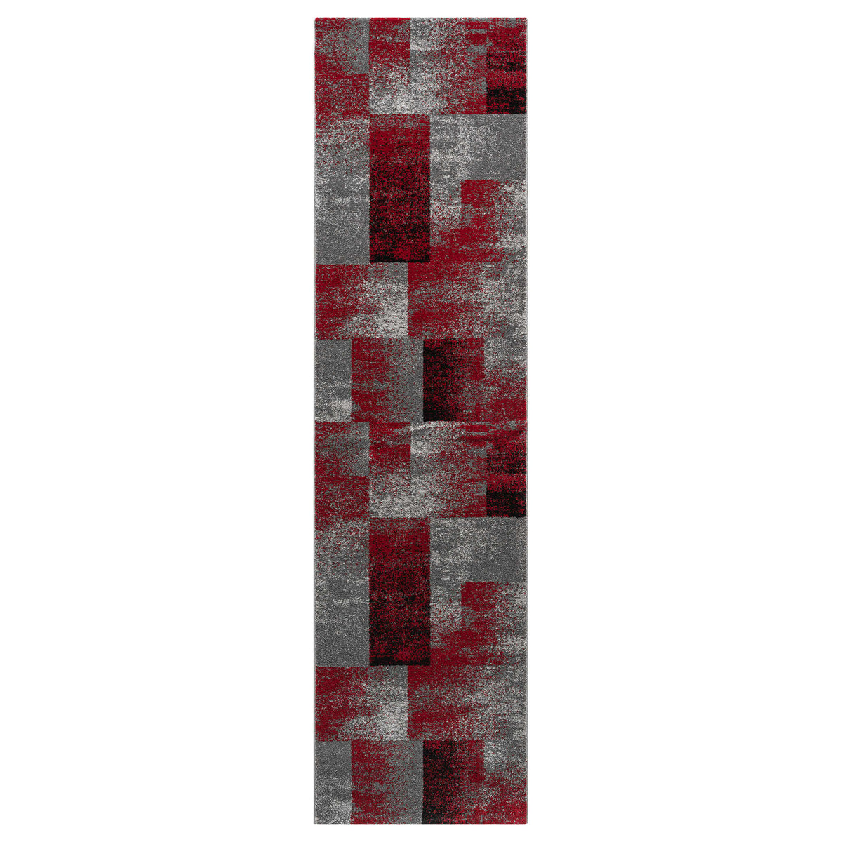 Slate 766 Red Hallway Runner