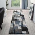Slate 768 Blue Hallway Runner lifestyle view