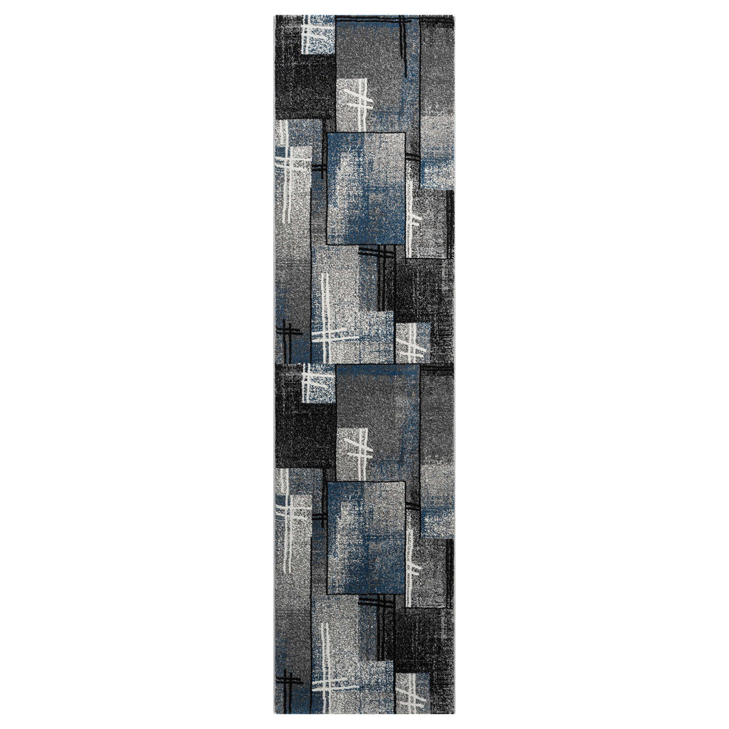 Slate 768 Blue Hallway Runner