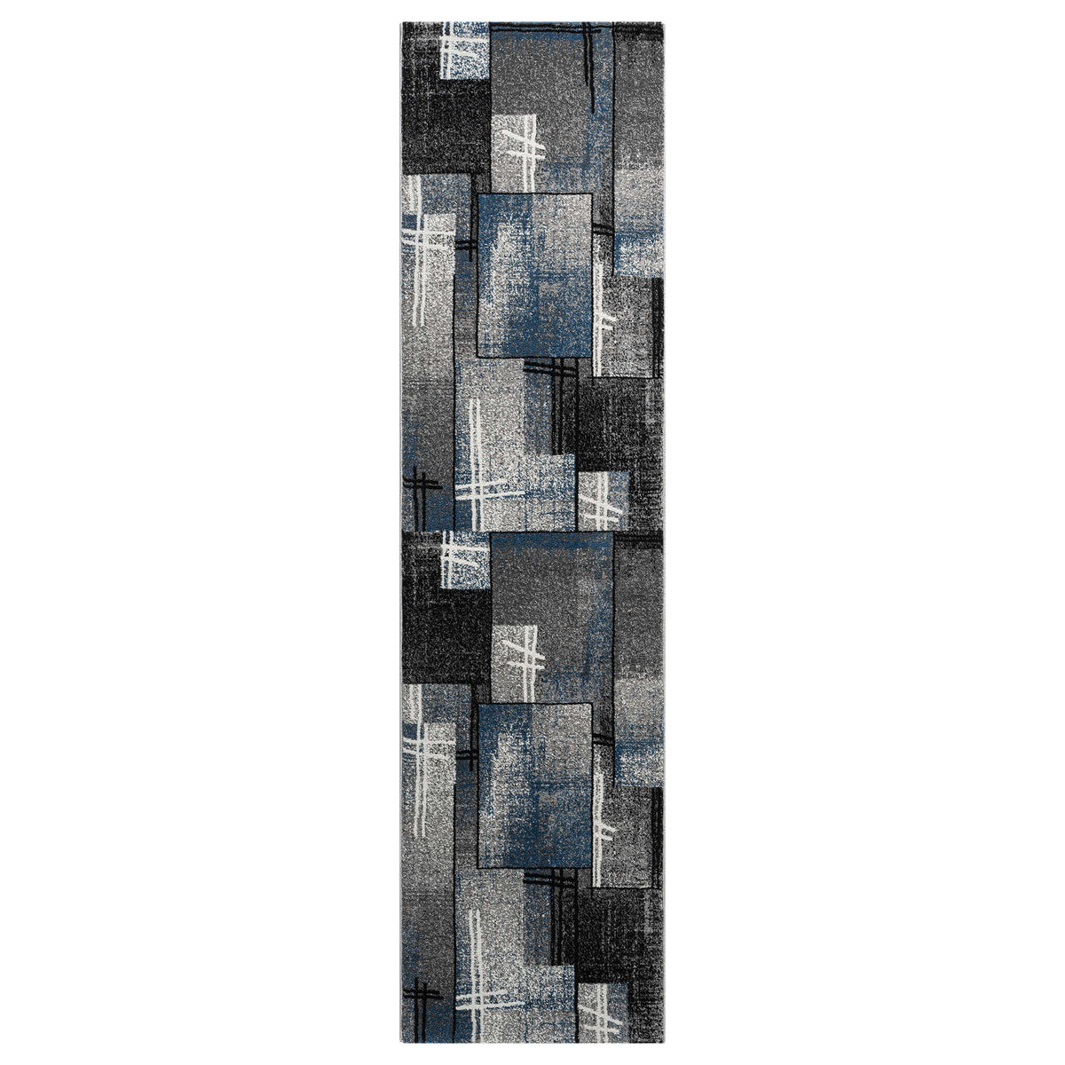 Slate 768 Blue Hallway Runner