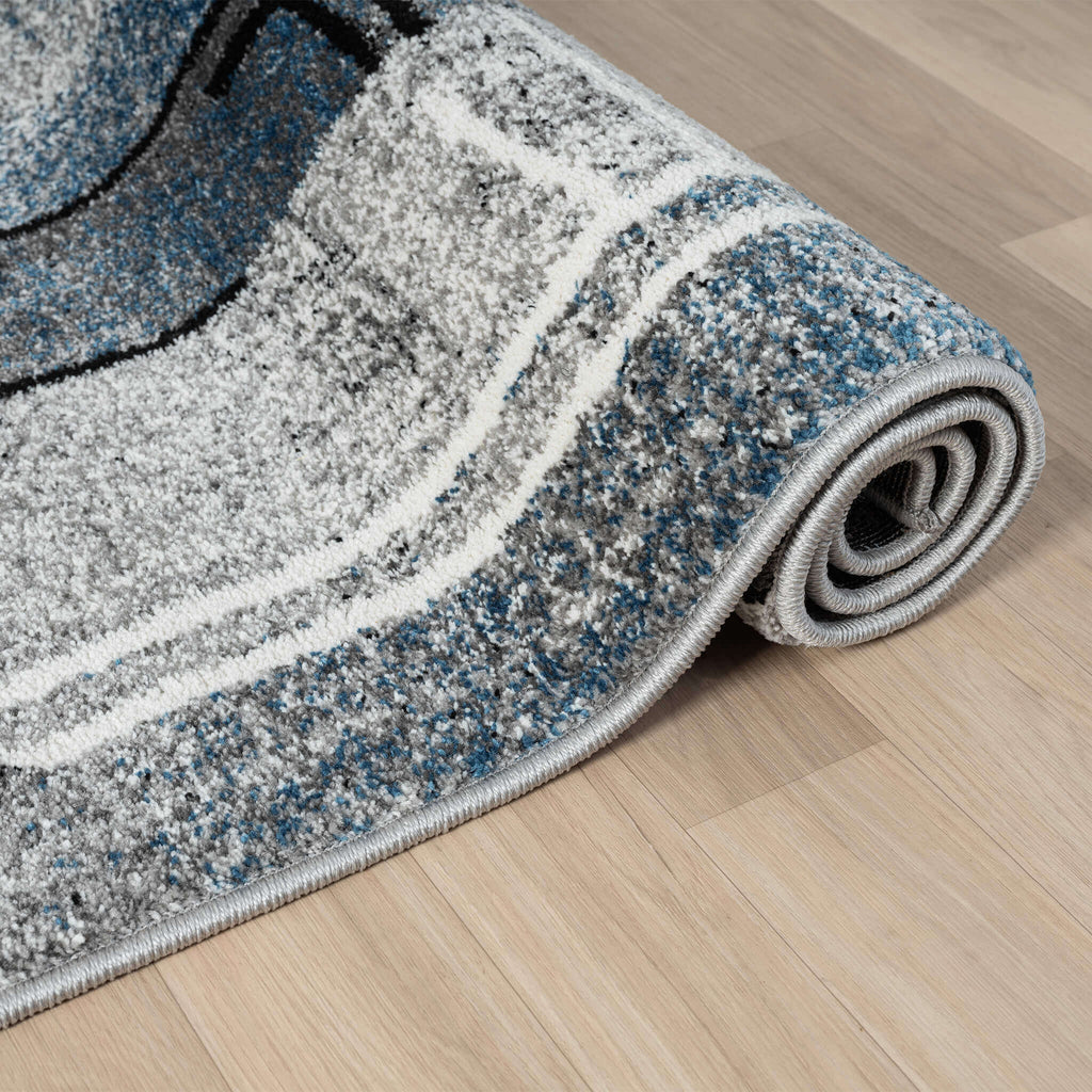 Slate 768 Blue Hallway Runner