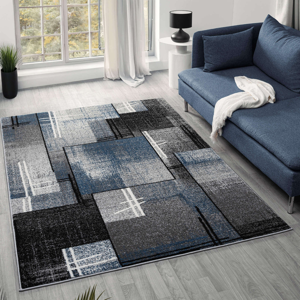 Slate 768 Blue Turkish Rug lifestyle view