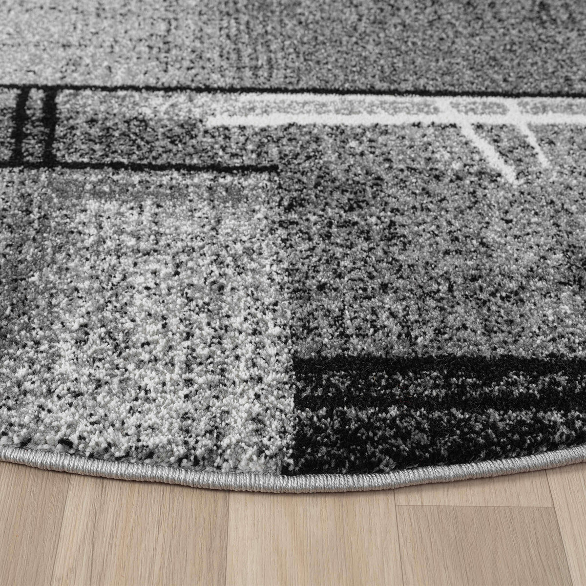 Slate 768 Grey Round Rug