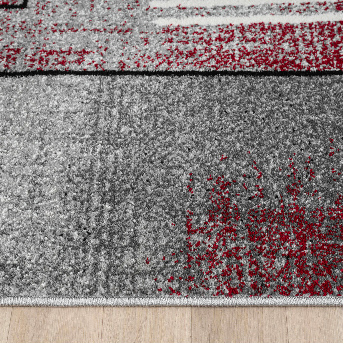 Slate 768 Red Hallway Runner