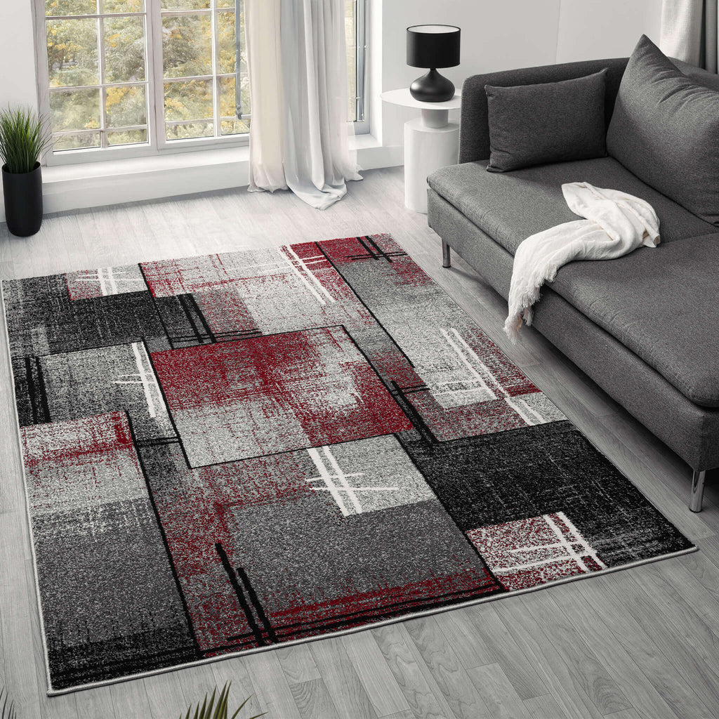 Slate 768 Red Turkish Rug lifestyle view