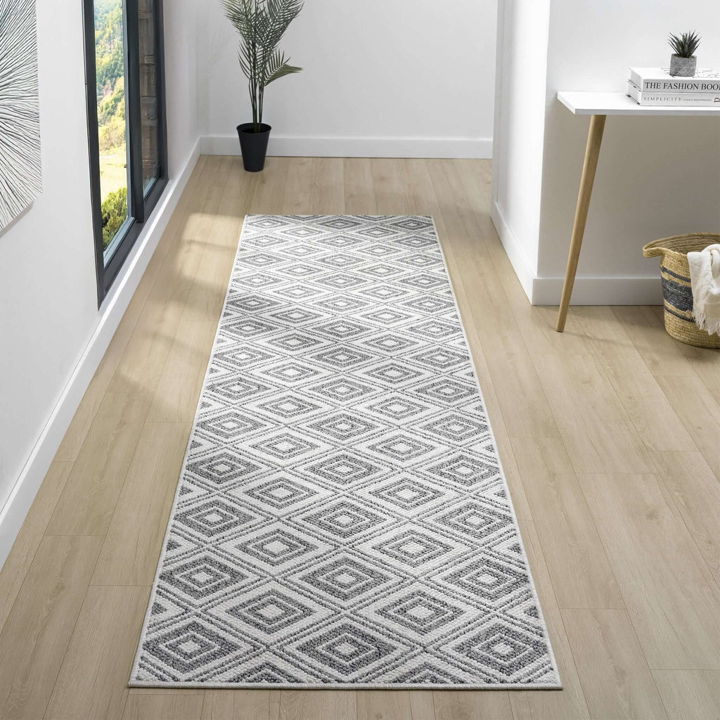 Solace 172 Slate Hallway Runner lifestyle view