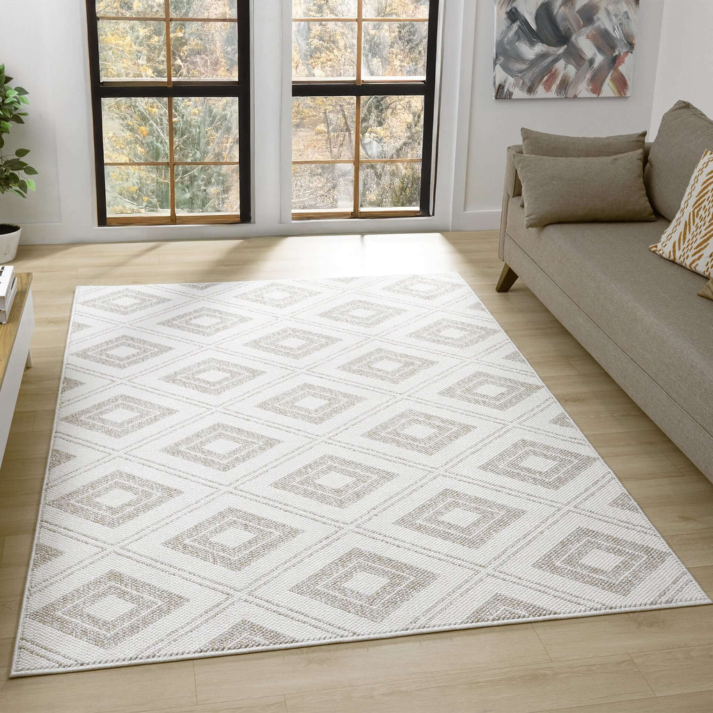 Solace 174 Pebble Turkish Rug lifestyle view