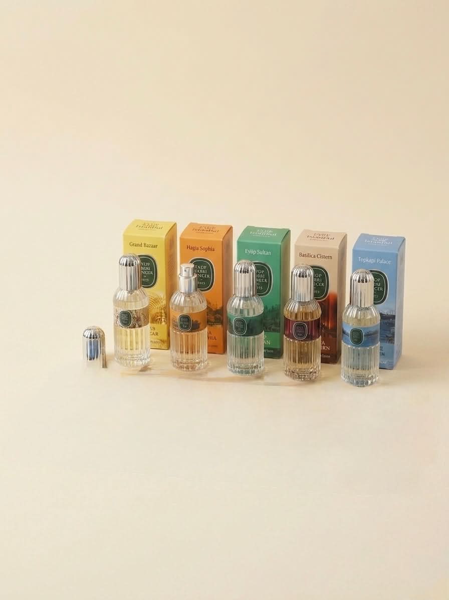 Soul of Istanbul Turkish Cologne Gift Set – 5 x 16ml fragrances in elegant packaging