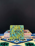 Stone Coaster Vintage Whirling Dervish Green