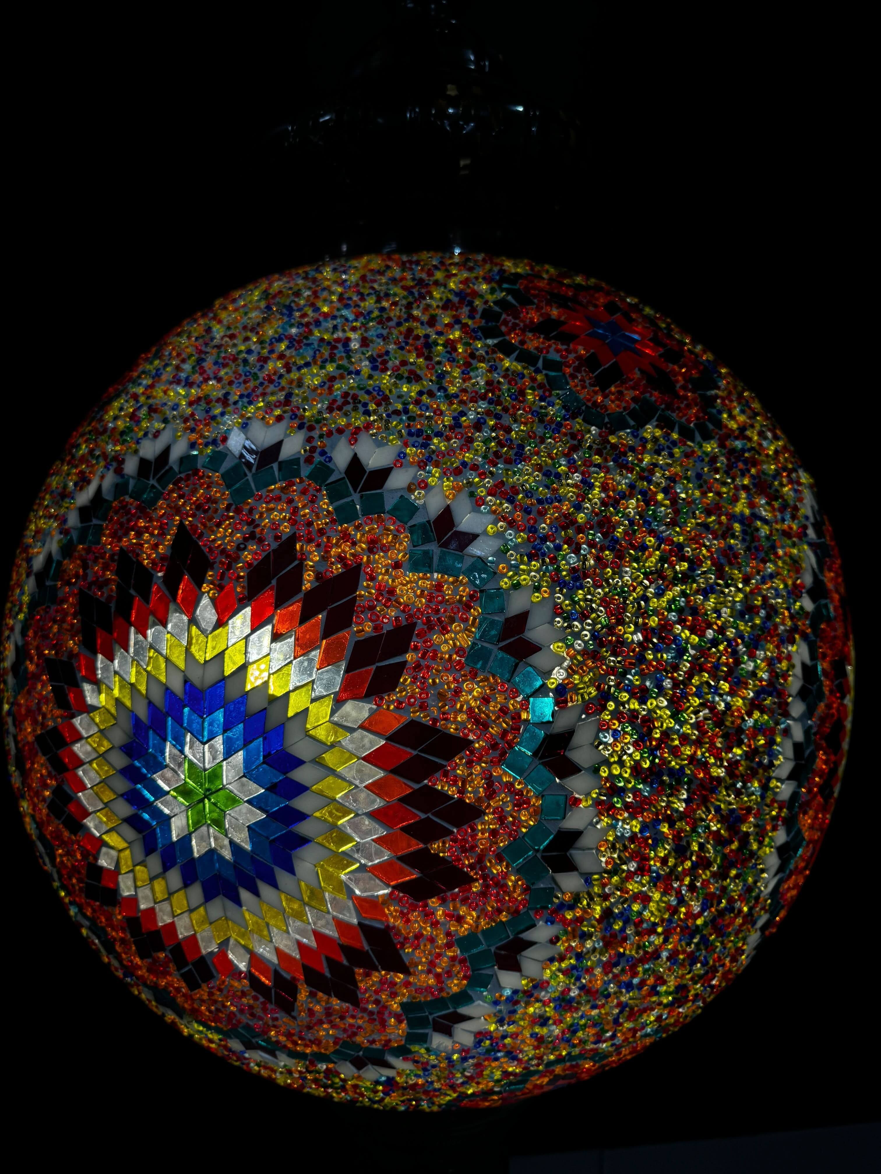 Sultan’s Majestic Radiance 50cm Handmade Mosaic Floor Lamp