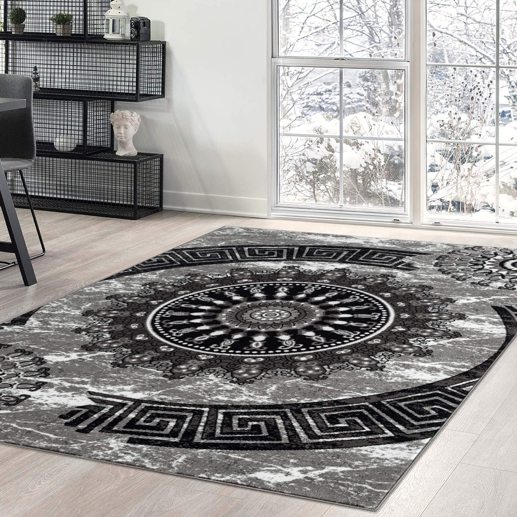 Sungate 2108 Grey Turkish Rug lifestyle view