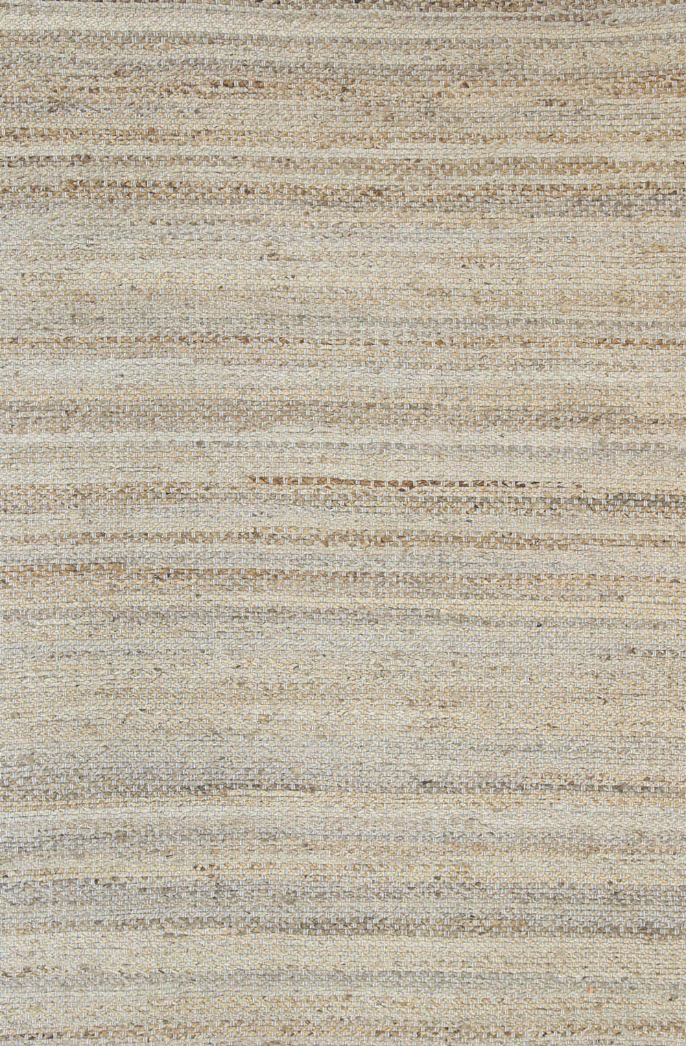 Taj Blue Natural Basket Weave Jute Rug – view 2