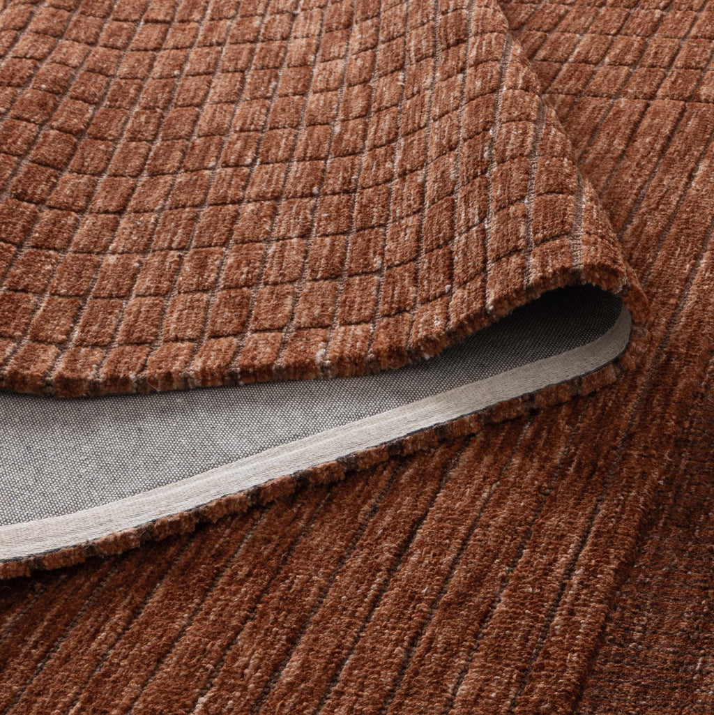 Canyon CANYON01 Terracotta Carved Rug – view 4