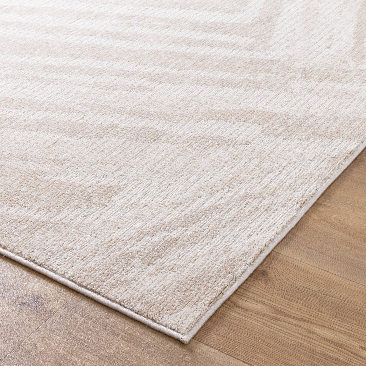 Toscana Geo Lines Beige Cream Rug - TOS1 – view 3