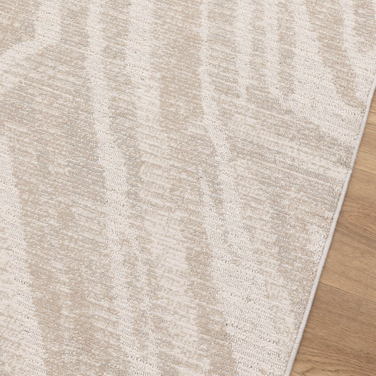 Toscana Geo Lines Beige Cream Rug - TOS1 – view 6